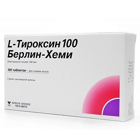 L-Тироксин 100 Берлин-Хеми таб. 100мкг №100  